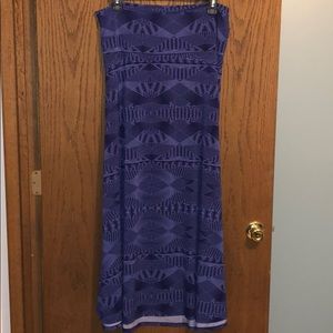 Brand new purple geometric pattern lularue maxi